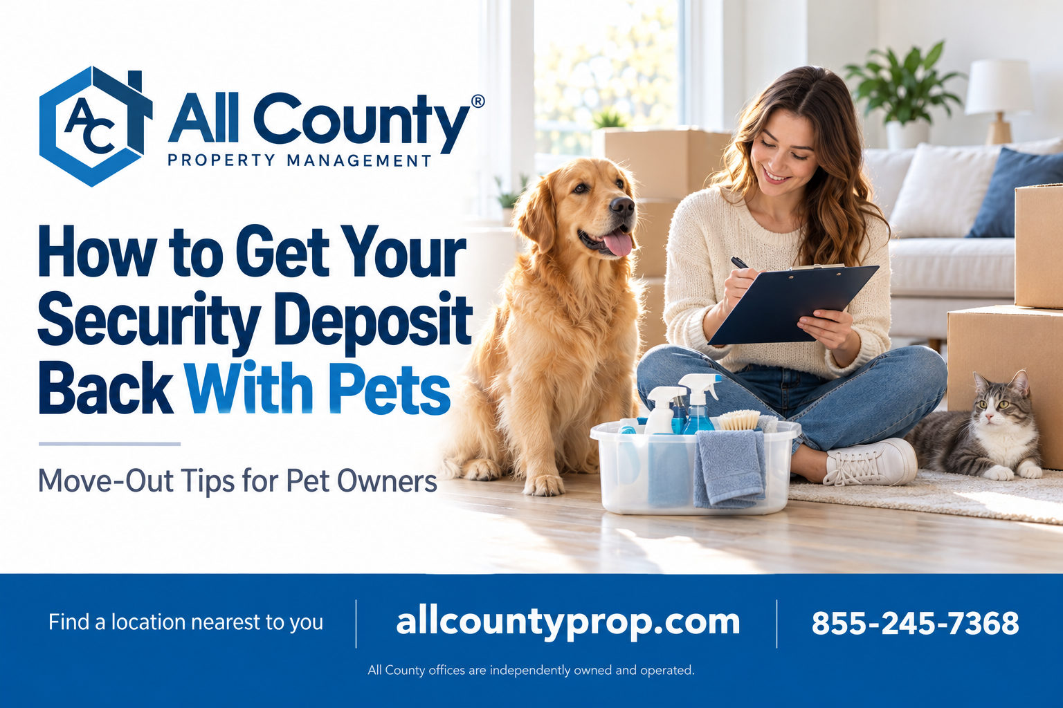 How to Get Your Security Deposit Back With Pets