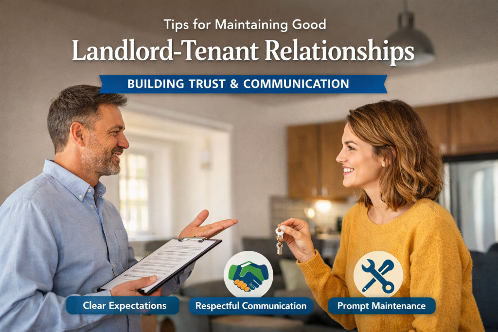 Tips for maintaining good landlord tenant relationships through communication and responsive property management