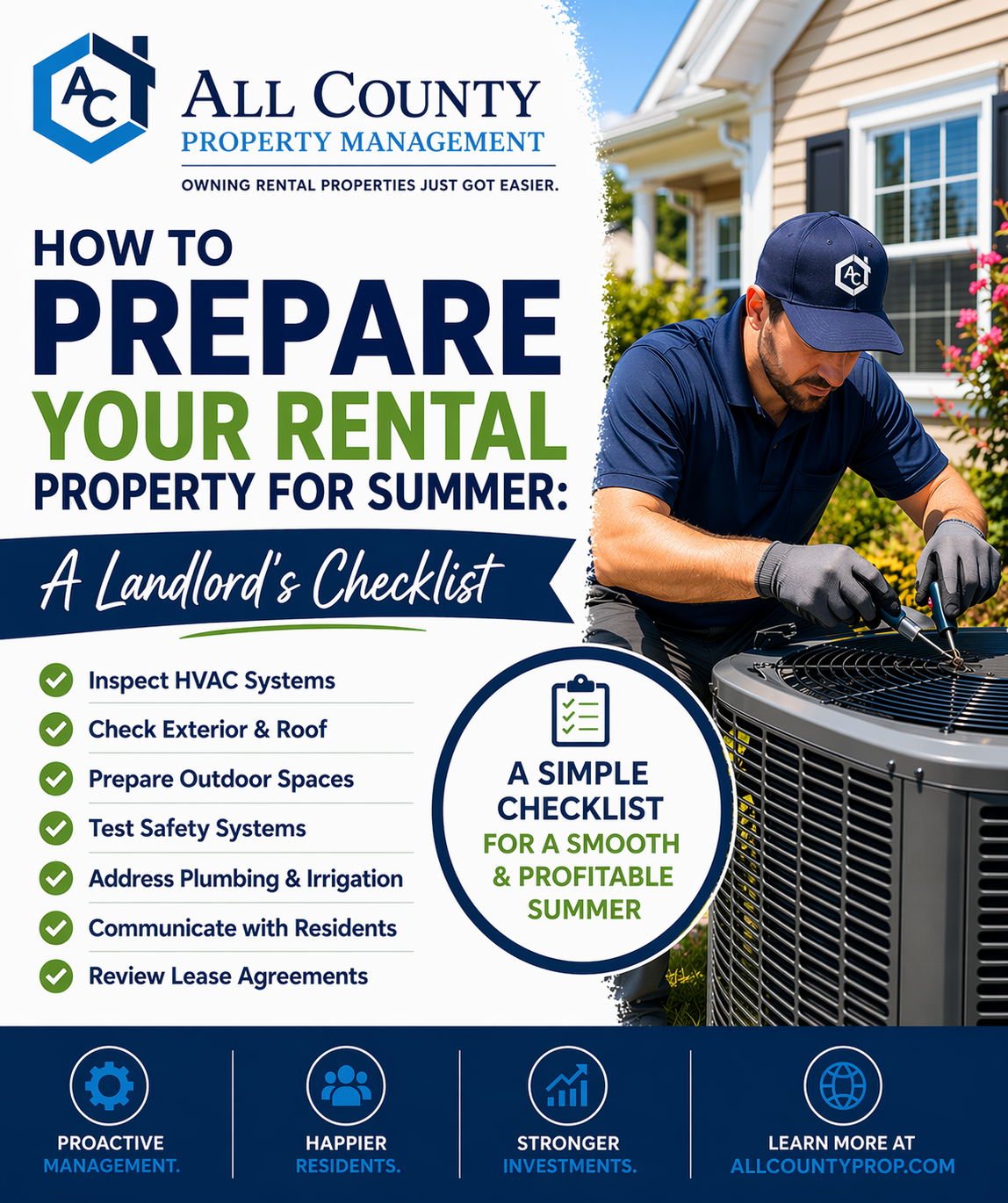 How to Prepare Your Rental Property for Summer: A Landlord’s Checklist