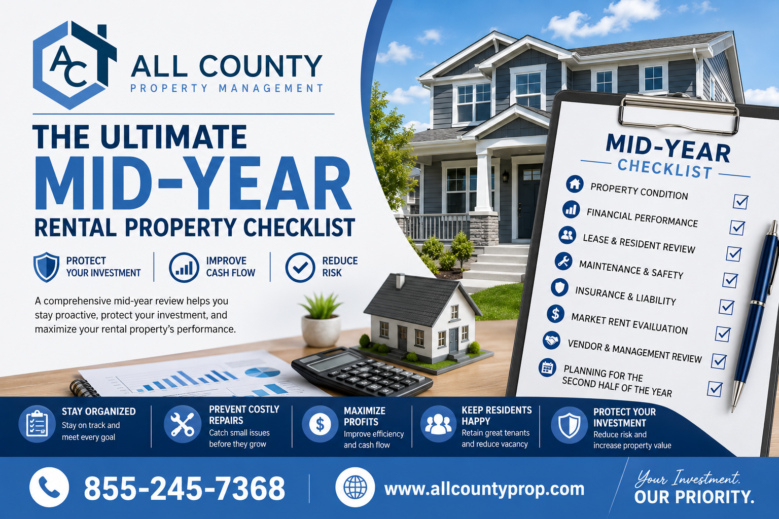 The Ultimate Mid-Year Rental Property Checklist for Landlords and Real Estate Investors