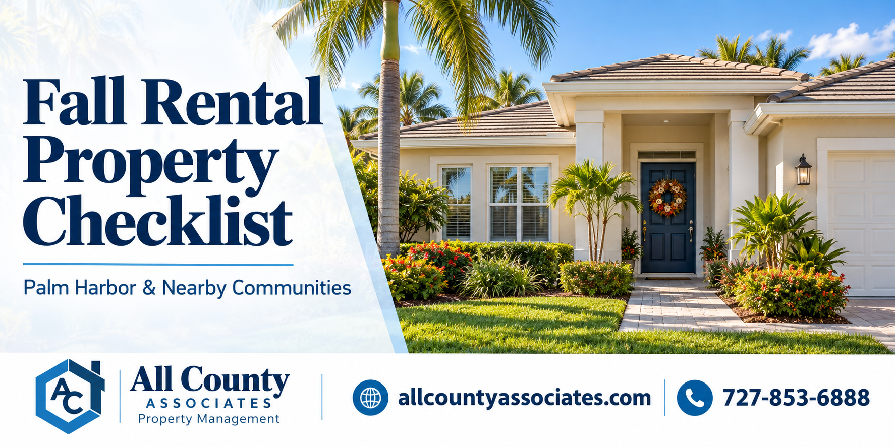 Fall Rental Property Checklist for Palm Harbor and Nearby Communities